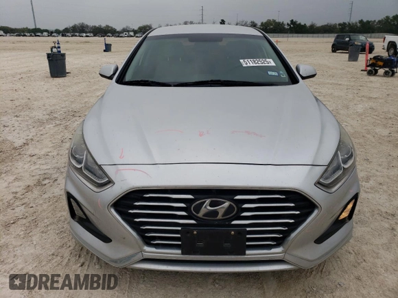 2019 Hyundai Sonata SE with VIN 5NPE24AFXKH766706, listed as a Copart auction lot 51182525 with 86,670 mi miles and Salvage Title. Bid and sale history available at carsss.com. Image 5.