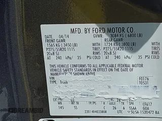 2012 Ford F-150 XL z VIN 1FTFW1CT1CFA40920, wystawiony jako IAAI lot #42266990 z przebiegiem 183 882 mil mil oraz . Historia ofert i sprzedaży dostępna na DreamBid. Obrazek 9.