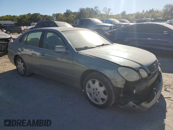 2001 Lexus GS 300 with VIN JT8BD69S510145149, listed as a Copart auction lot 49877755 with 186,046 mi miles and Non Repairable. Bid and sale history available at DreamBid. Image 4.