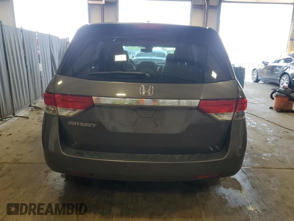 2014 Honda Odyssey EX-L with VIN 5FNRL5H6XEB134849, listed as a Copart auction lot 63617435 with 127,491 mi miles and Salvage title. Bid and sale history available at DreamBid. Image 6.