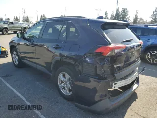 2019 Toyota RAV4 XLE with VIN JTMW1RFV8KD012701, listed as a Copart auction lot 54642105 with 25,747 mi miles and Salvage Title. Bid and sale history available at carsss.com. Image 2.