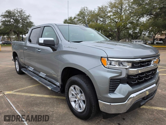 2024 Chevrolet Silverado 1500 LT with VIN 1GCPACEK6RZ190502, listed as a Copart auction lot 46338095 with 20,957 mi miles and Salvage Title. Bid and sale history available at DreamBid. Image 1.