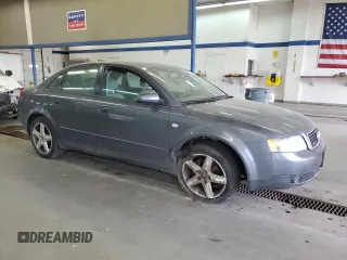 2004 Audi A4 1.8T with VIN WAULC68E44A071707, listed as a Copart auction lot 75366224 with 155,066 mi miles and Salvage Title. Bid and sale history available at carsss.com. Image 4.