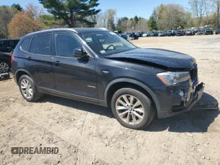 2015 BMW X3 xDrive28i with VIN 5UXWX9C51F0D50006, listed as a Copart auction lot 55312035 with 158,404 mi miles and Clean Title. Bid and sale history available at DreamBid. Image 4.