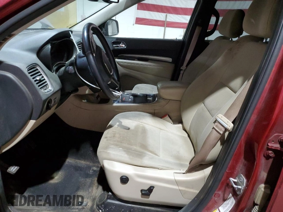 2014 Dodge Durango SXT with VIN 1C4RDJAG7EC586540, listed as a Copart auction lot 58769985 with 354,681 mi miles and Salvage title. Bid and sale history available at DreamBid. Image 7.