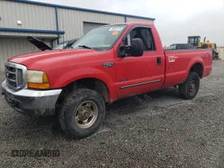 2000 Ford F-250 XL with VIN 1FTNF21F1YEC08695, listed as a Copart auction lot 55531175 with 204,120 mi miles and Salvage title. Bid and sale history available at DreamBid. Image 1.