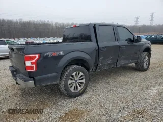 2019 Ford F-150 XL with VIN 1FTEW1E55KFB20343, listed as a Copart auction lot 43975165 with 95,978 mi miles and Salvage Title. Bid and sale history available at carsss.com. Image 3.