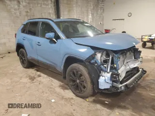 2024 Toyota RAV4 Hybrid SE with VIN 2T3T6RFVXRW064008, listed as a Copart auction lot 55734465 with 13,655 mi miles and Salvage title. Bid and sale history available at DreamBid. Image 4.