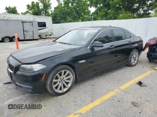 2014 BMW 5 Series 535i xDrive z VIN WBA5B3C50ED535366, wystawiony jako Copart lot #60574115 z przebiegiem 169 808 mil mil oraz Czysty tytuł • Clean title. Historia ofert i sprzedaży dostępna na DreamBid. Obrazek 1.