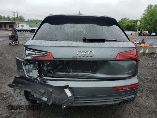 2023 Audi Q5 S line Premium Plus with VIN WA1EAAFY4P2130829, listed as a Copart auction lot 59838705 with 5,901 mi miles and Salvage title. Bid and sale history available at DreamBid. Image 6.
