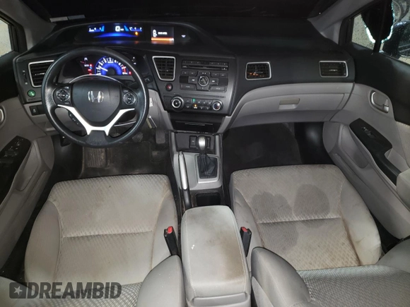 2015 Honda Civic Sedan LX with VIN 19XFB2E52FE023025, listed as a Copart auction lot 50225625 with 187,307 mi miles and Clean Title. Bid and sale history available at carsss.com. Image 8.