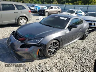 2023 Toyota GR86 with VIN JF1ZNBC13P8762569, listed as a Copart auction lot 73613134 with 16,634 mi miles and Salvage Title. Bid and sale history available at carsss.com. Image 1.