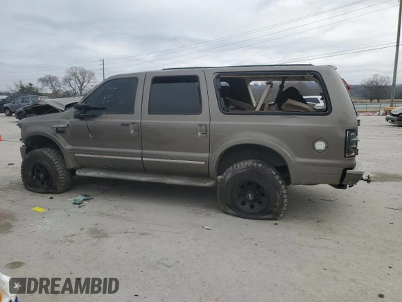2005 Ford Excursion Limited с VIN 1FMNU43S15ED42741, выставлен на аукционе Copart как лот 43897955 с пробегом Не указан миль и Списание • Salvage title. История ставок и продаж доступна на DreamBid. Изображение 2.