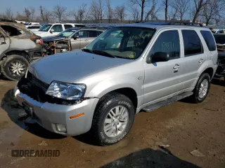 2006 Mercury Mariner Luxury with VIN 4M2YU57136DJ05646, listed as a Copart auction lot 42463694 with 158,871 mi miles and Salvage title. Bid and sale history available at DreamBid. Image 1.
