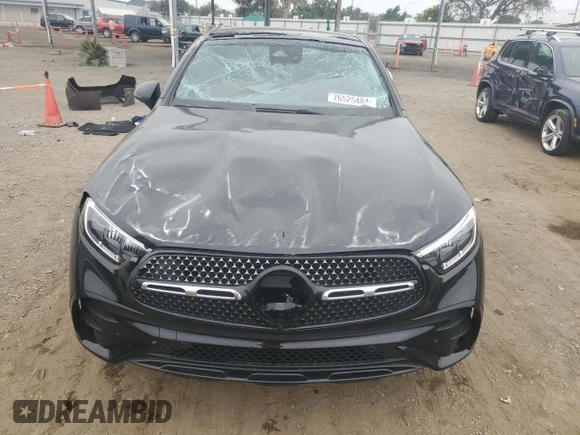 2024 Mercedes-Benz GLC with VIN W1NKJ4HB9RF167074, listed as a Copart auction lot 76525484 with 4,785 mi miles and Salvage Title. Bid and sale history available at carsss.com. Image 5.