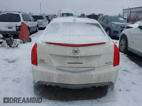 2013 Cadillac ATS Luxury with VIN 1G6AH5RX7D0136886, listed as a IAAI auction lot 41311704 with 107,035 mi miles and . Bid and sale history available at DreamBid. Image 15.