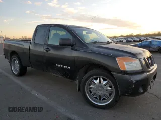 2008 Nissan Titan SE with VIN 1N6AA06AX8N314557, listed as a Copart auction lot 81915714 with 100,922 mi miles and Salvage Title. Bid and sale history available at carsss.com. Image 4.