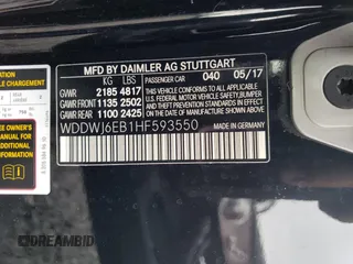 2017 Mercedes-Benz C 43 AMG with VIN WDDWJ6EB1HF593550, listed as a Copart auction lot 74657224 with 77,780 mi miles and Salvage Title. Bid and sale history available at carsss.com. Image 14.