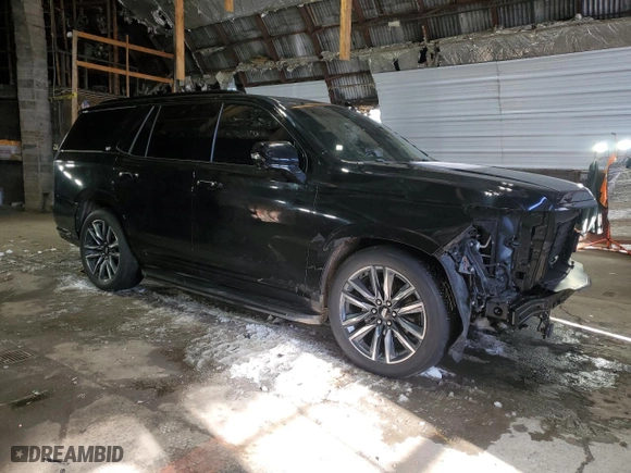 2021 Cadillac Escalade Sport Platinum with VIN 1GYS4GKL7MR338004, listed as a Copart auction lot 44308885 with 40,531 mi miles and Salvage Title. Bid and sale history available at carsss.com. Image 4.