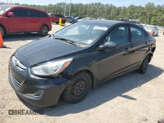 2017 Hyundai Accent SE with VIN KMHCT4AE6HU186536, listed as a Copart auction lot 53740765 with 130,430 mi miles and Salvage Title. Bid and sale history available at carsss.com. Image 1.