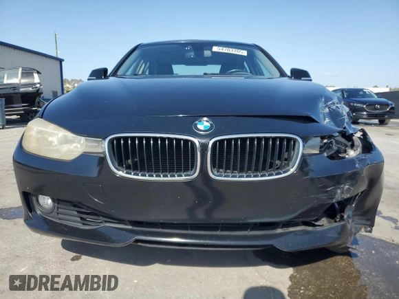 2015 BMW 3 Series 328i with VIN WBA3A5C57FP605385, listed as a Copart auction lot 54703705 with 129,294 mi miles and Salvage title. Bid and sale history available at DreamBid. Image 5.