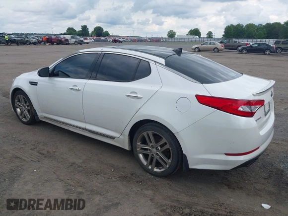 2013 Kia Optima SX with VIN 5XXGR4A68DG159366, listed as a IAAI auction lot 42391939 with 225,728 mi miles and . Bid and sale history available at DreamBid. Image 3.