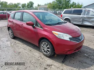 2016 Nissan Note S z VIN 3N1CE2CP3GL360432, wystawiony jako IAAI lot #42531604 z przebiegiem 84 196 mil mil oraz . Historia ofert i sprzedaży dostępna na DreamBid. Obrazek 1.