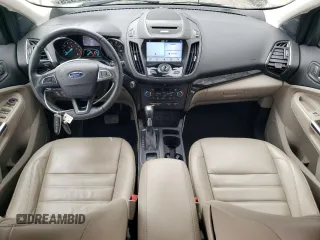 2017 Ford Escape Titanium with VIN 1FMCU0JD5HUB08102, listed as a Copart auction lot 49502525 with 45,383 mi miles and Salvage Title. Bid and sale history available at carsss.com. Image 8.