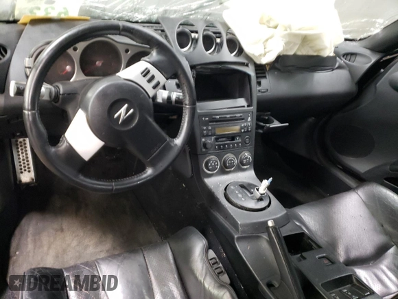 2005 Nissan 350Z Enthusiast with VIN JN1AZ34D75M604009, listed as a Copart auction lot 85801294 with 0 mi miles and Non Repairable. Bid and sale history available at carsss.com. Image 8.