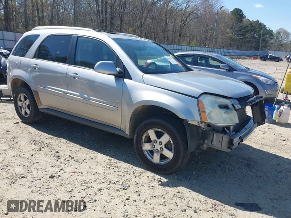 2007 Chevrolet Equinox LT with VIN 2CNDL73F876092019, listed as a IAAI auction lot 41882438 with 85,418 mi miles. Bid and sale history available at carsss.com. Image 1.