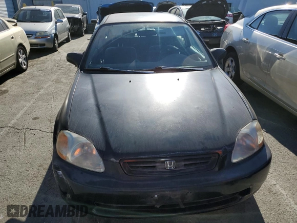 1997 Honda Civic DX with VIN 2HGEJ6344VH119405, listed as a Copart auction lot 71070544 with 26,621 mi miles and Salvage Title. Bid and sale history available at DreamBid. Image 5.
