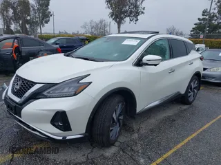 2024 Nissan Murano SL with VIN 5N1AZ2CJ1RC125963, listed as a IAAI auction lot 41809276 with 4,626 mi miles. Bid and sale history available at carsss.com. Image 19.
