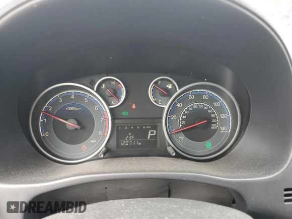 2012 Suzuki SX4 Crossover with VIN JS2YB5A36C6303133, listed as a Copart auction lot 42302295 with 120,711 mi miles and Salvage Title. Bid and sale history available at carsss.com. Image 9.