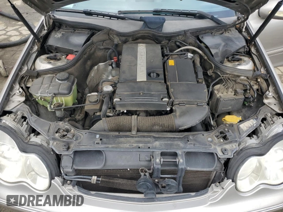 2004 Mercedes-Benz C 230 Kompressor with VIN WDBRF40J54A623277, listed as a Copart auction lot 45769675 with 166,842 mi miles and Salvage Title. Bid and sale history available at DreamBid. Image 13.