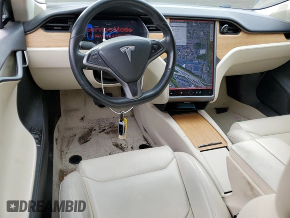 2018 Tesla Model S 75D with VIN 5YJSA1E20JF269303, listed as a Copart auction lot 47971925 with 112,181 mi miles and Salvage title. Bid and sale history available at DreamBid. Image 8.