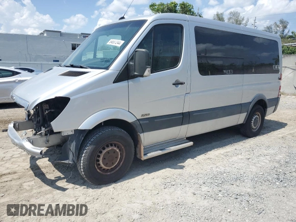 2007 Freightliner Sprinter with VIN WDRPE746975133747, listed as a Copart auction lot 54937244 with Not Provided miles and Salvage Title. Bid and sale history available at DreamBid. Image 1.