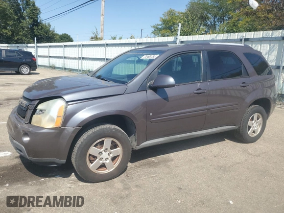 2007 Chevrolet Equinox LT with VIN 2CNDL63F276029086, listed as a Copart auction lot 70993764 with 193,082 mi miles and Salvage Title. Bid and sale history available at carsss.com. Image 1.