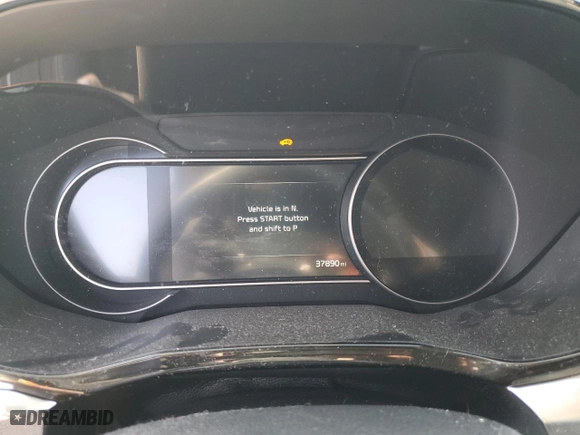 2022 Kia Niro EV S with VIN KNDCC3LG3N5121923, listed as a Copart auction lot 49021805 with 37,890 mi miles and Salvage Title. Bid and sale history available at carsss.com. Image 9.