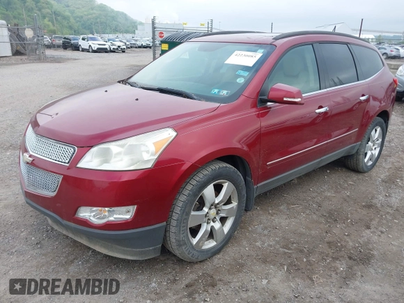 2011 Chevrolet Traverse LTZ with VIN 1GNKVLED6BJ182170, listed as a IAAI auction lot 42230085 with 152,506 mi miles and . Bid and sale history available at DreamBid. Image 2.