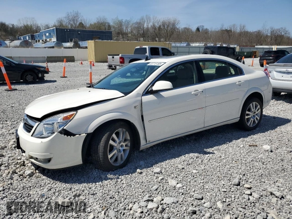 2008 Saturn Aura XE with VIN 1G8ZS57N08F144344, listed as a Copart auction lot 53715185 with 57,152 mi miles and Salvage Title. Bid and sale history available at carsss.com. Image 1.