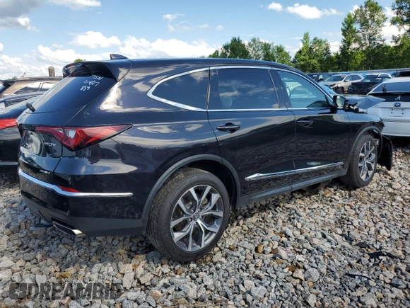 2022 Acura MDX Technology z VIN 5J8YE1H48NL037421, wystawiony jako Copart lot #54993655 z przebiegiem 29 656 mil mil oraz Szkoda całkowita • Salvage title. Historia ofert i sprzedaży dostępna na DreamBid. Obrazek 3.