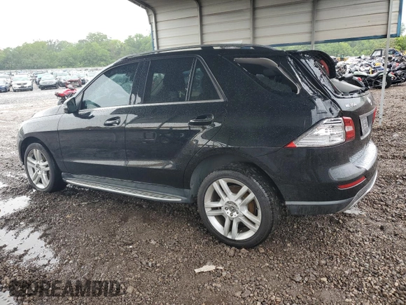 2014 Mercedes-Benz M 350 with VIN 4JGDA5JB2EA313401, listed as a Copart auction lot 58423635 with 122,011 mi miles and Salvage title. Bid and sale history available at DreamBid. Image 2.