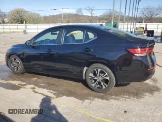 2021 Nissan Sentra SV with VIN 3N1AB8CV5MY247579, listed as a Copart auction lot 49527915 with 77,715 mi miles and Salvage Title. Bid and sale history available at DreamBid. Image 2.