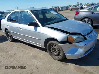 2002 Honda Civic LX with VIN 2HGES15512H592552, listed as a IAAI auction lot 41871266 with 207,369 mi miles. Bid and sale history available at carsss.com. Image 1.