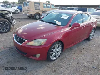 2006 Lexus IS 250 with VIN JTHBK262X65000167, listed as a IAAI auction lot 42600513 with 267,664 mi miles and . Bid and sale history available at DreamBid. Image 2.