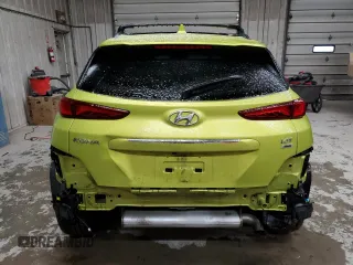 2019 Hyundai Kona Ultimate with VIN KM8K5CA59KU390674, listed as a Copart auction lot 43303795 with 46,070 mi miles and Salvage Title. Bid and sale history available at carsss.com. Image 6.