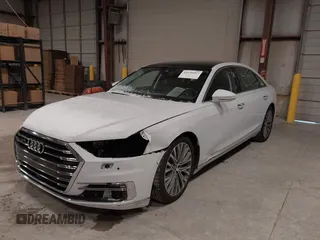 2019 Audi A8 L with VIN WAU8DAF89KN008109, listed as a IAAI auction lot 41636057 with 34,325 mi miles. Bid and sale history available at carsss.com. Image 6.