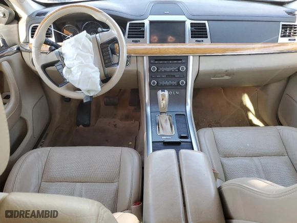 2011 Lincoln MKS with VIN 1LNHL9DR5BG614751, listed as a Copart auction lot 87233414 with 93,434 mi miles and Salvage Title. Bid and sale history available at carsss.com. Image 8.