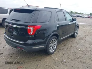 2018 Ford Explorer Limited with VIN 1FM5K7F89JGB67600, listed as a IAAI auction lot 41972087 with 127,221 mi miles and . Bid and sale history available at carsss.com. Image 4.