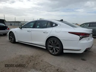 2020 Lexus LS with VIN JTHF51FF3L5010461, listed as a Copart auction lot 62300414 with 24,911 mi miles and Non Repairable. Bid and sale history available at carsss.com. Image 2.
